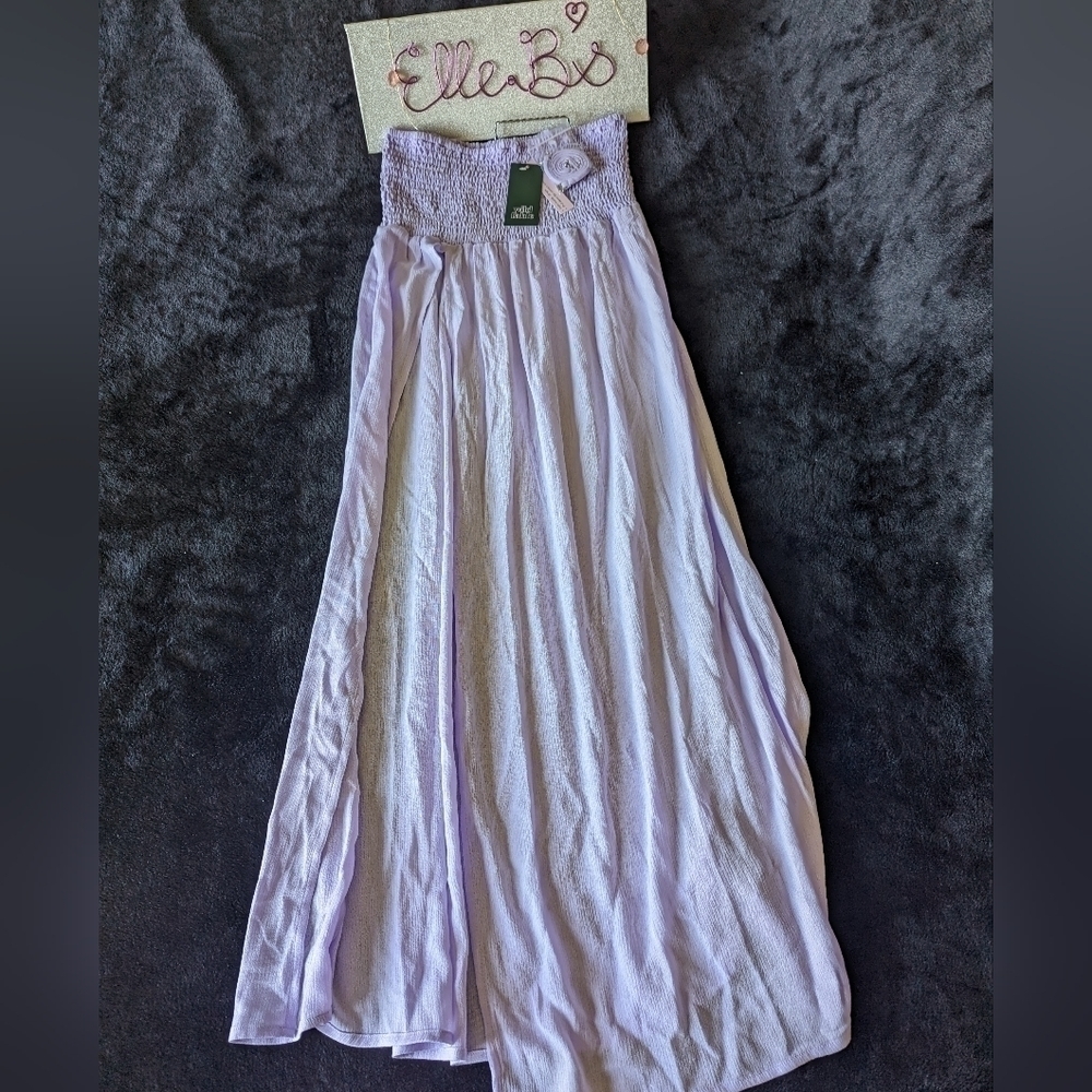 NWT Wild Fable Purple Convertible Dress / Skirt XS FLAWED ITEM